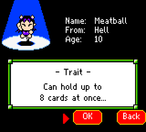 Character profile for Meatball
